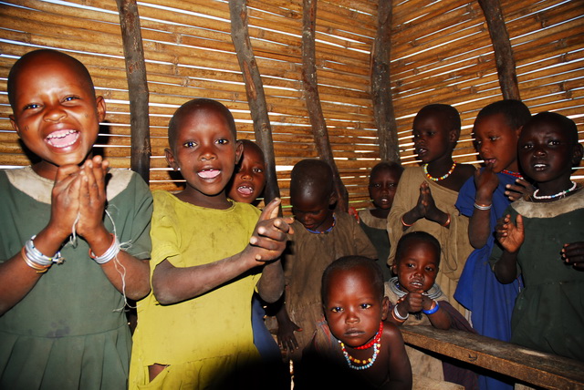 Massai children