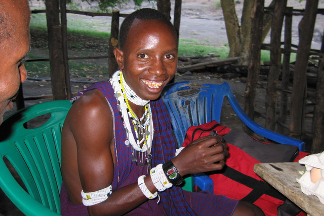 Massai villager